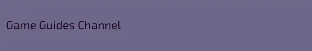 Game Guides Channel